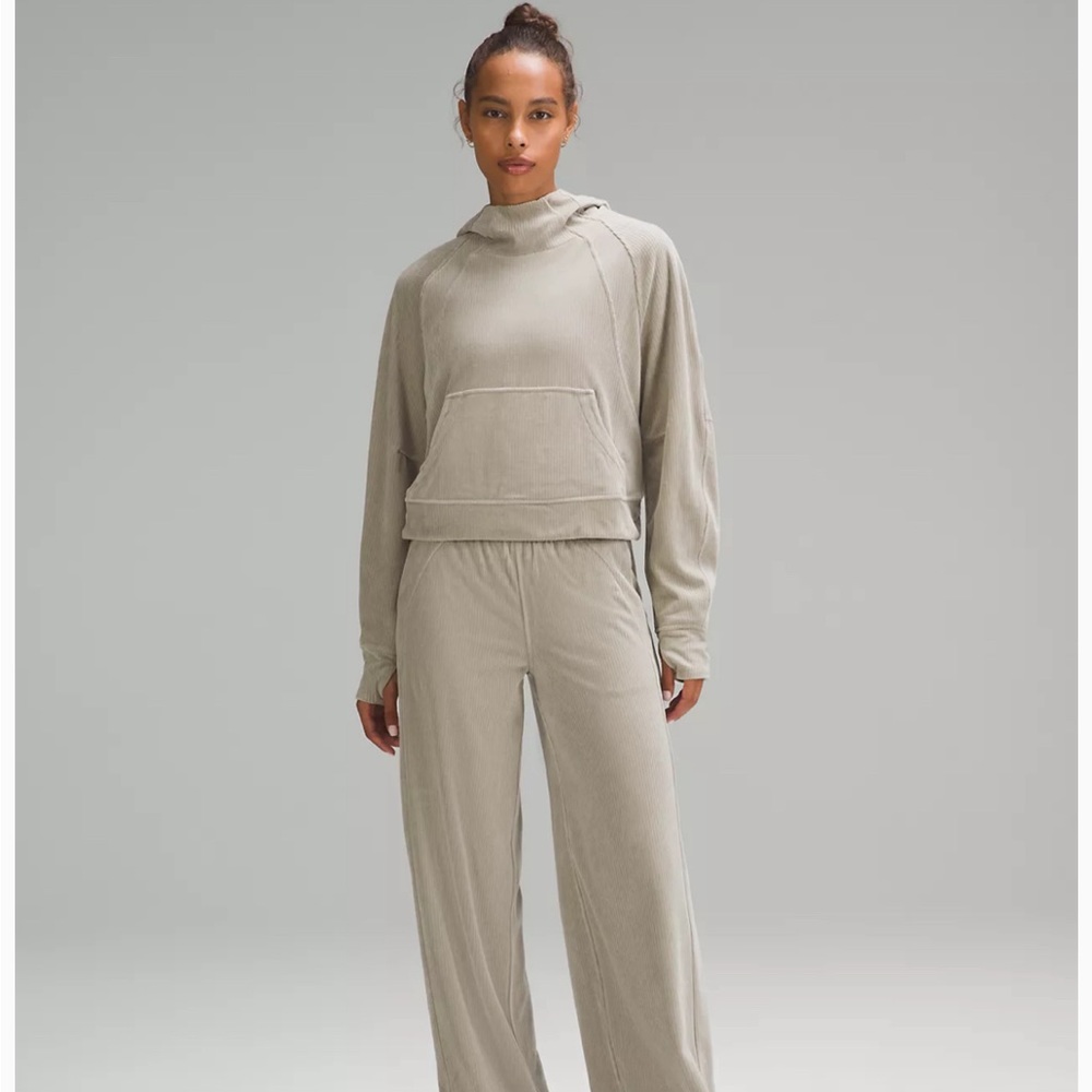 Brand new Lululemon velvet cord set